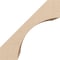 Ekena Millwork 5-inch W x 6-inch D x 6-inch H Westlake Rough Cedar Woodgrain TimberThane Knee Brace, Primed BRCUR05X06X06WTLRCPR - alternate 3